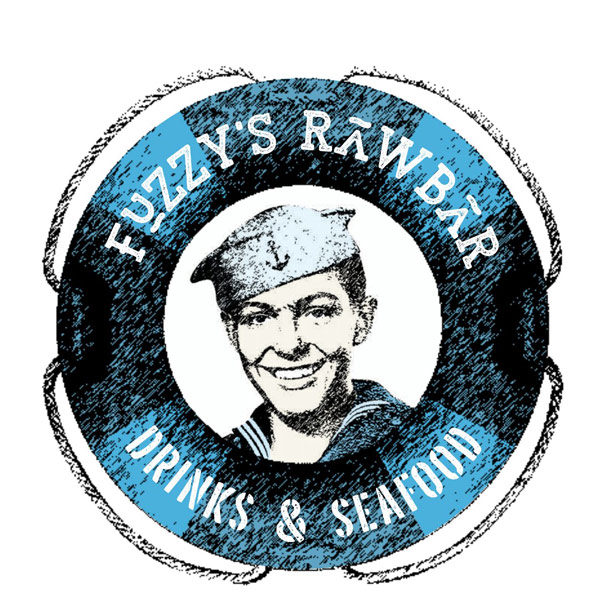 Fuzzy Raw Bar Logo