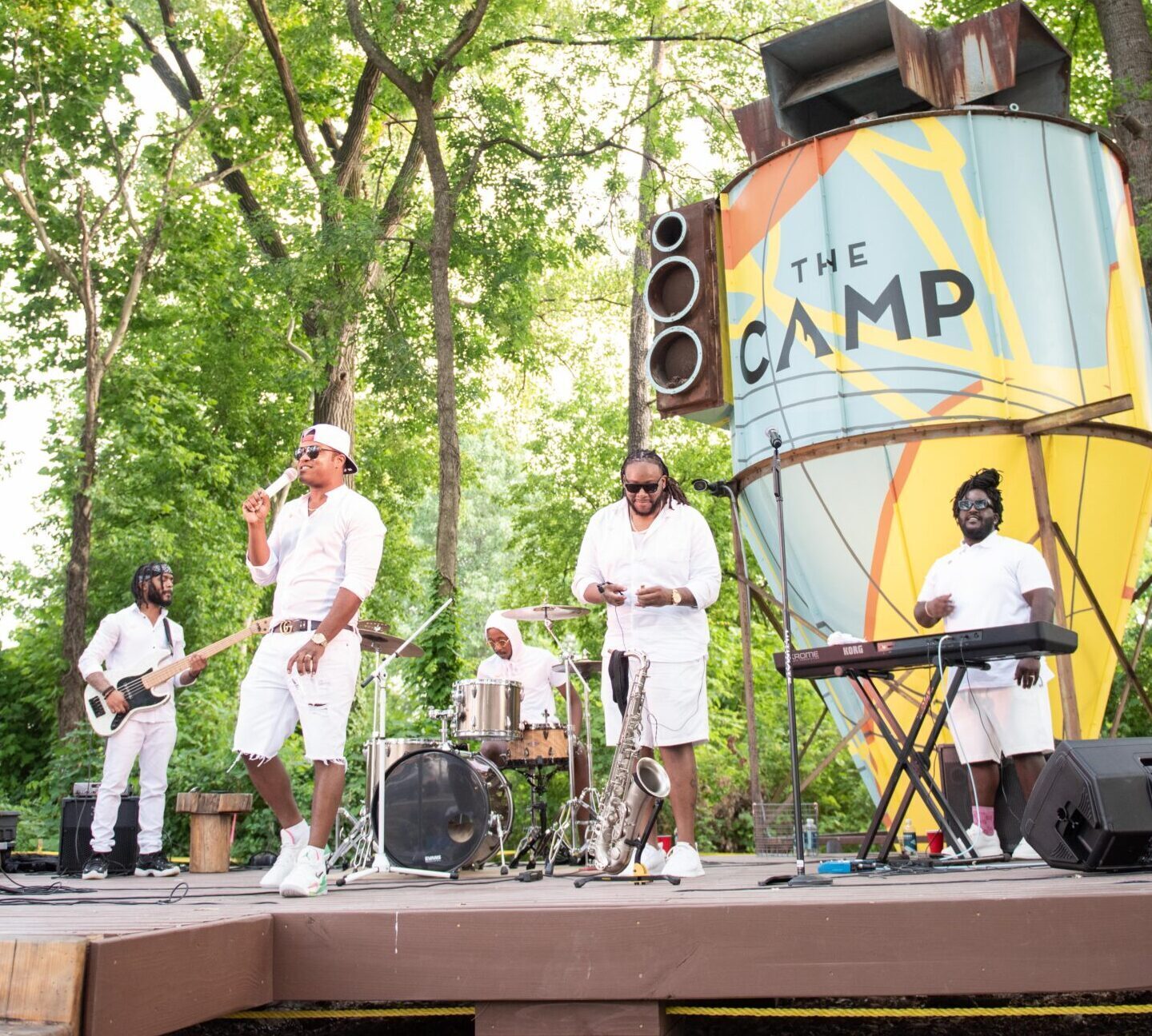 live music in the camp
