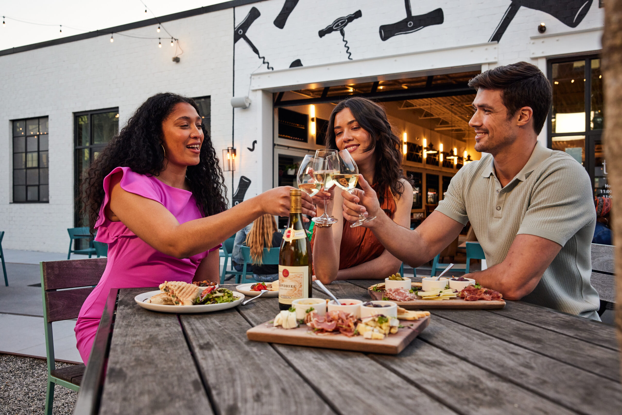 cheers at Taste