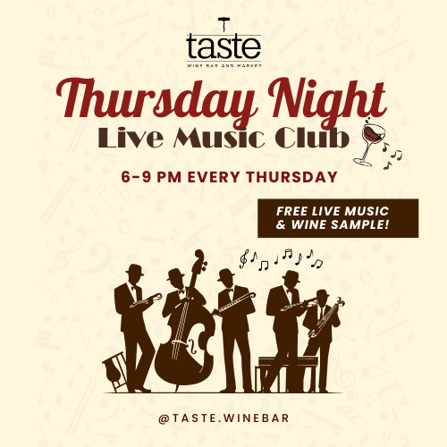 Thursday Night Live Music Club at Taste Wine Bar & Market