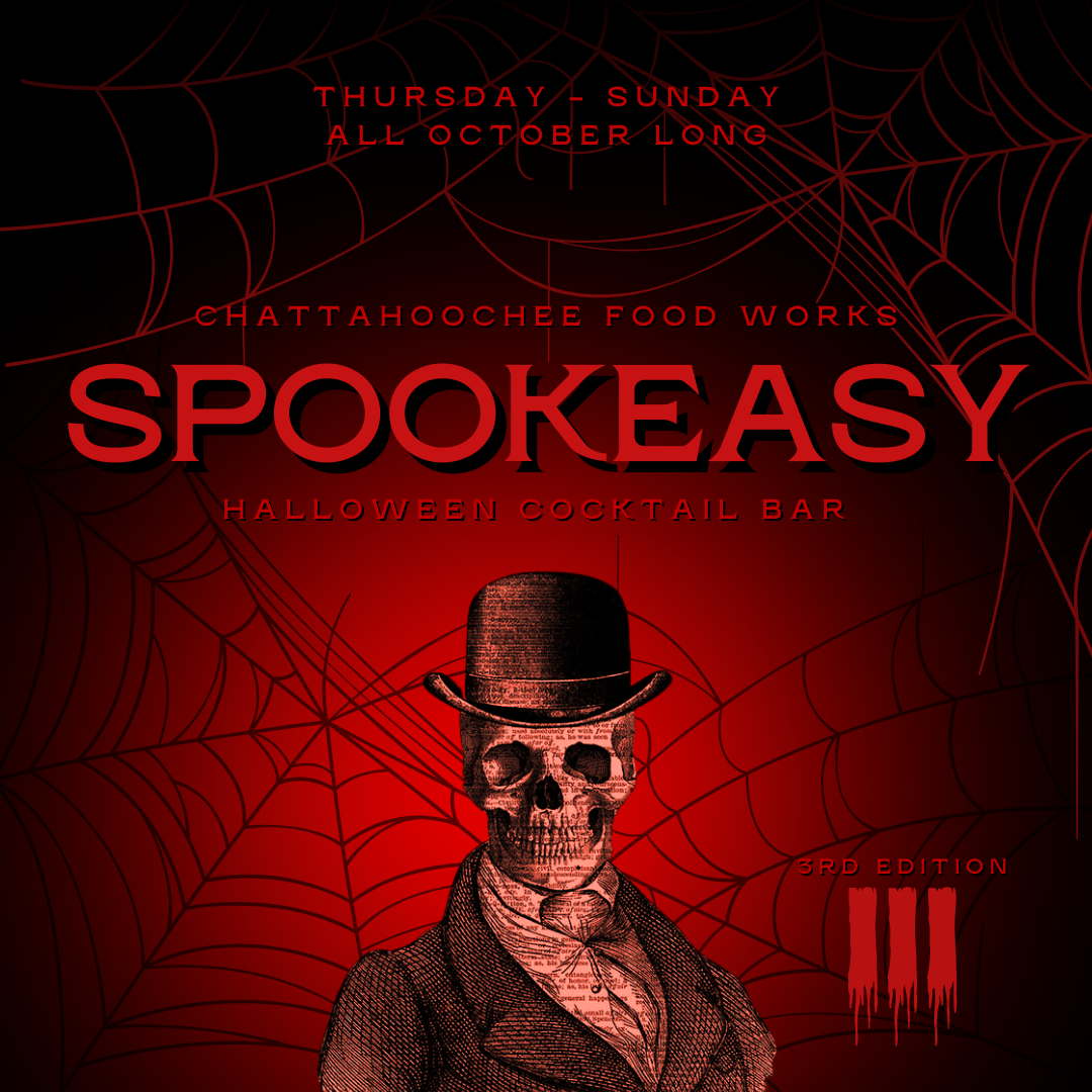 Halloween themed Speakeasy cocktail bar at CFW