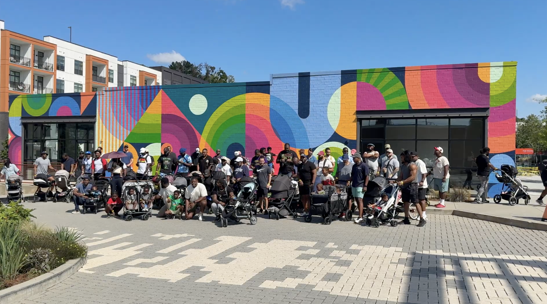 150+ fathers walk for mental health at The Works