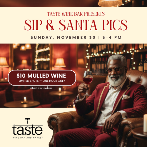 Sip & Santa Pics at Taste Wine Bar