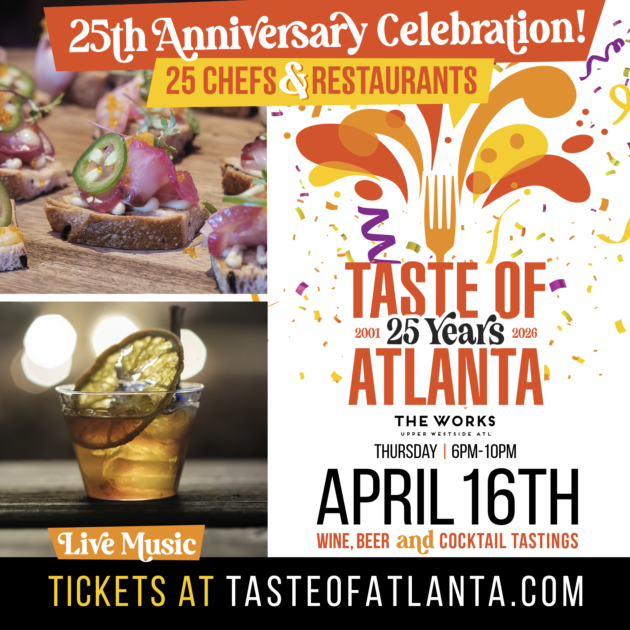 Taste of Atlanta 25th Anniversary Celebration