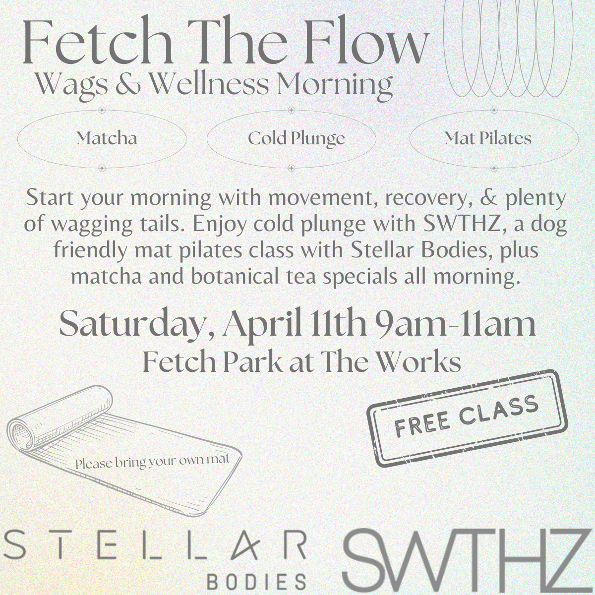 Fetch the Flow: Wags and Wellness Morning