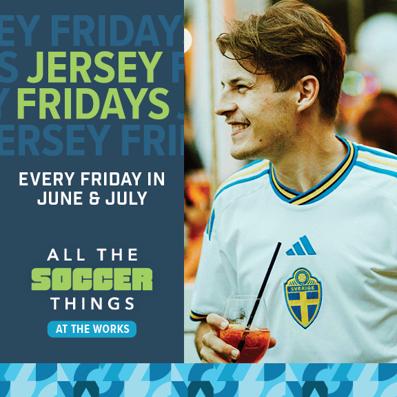 Celebrate Jersey Fridays at The Works